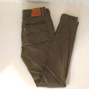 Levi's Olive 710 Super Skinny